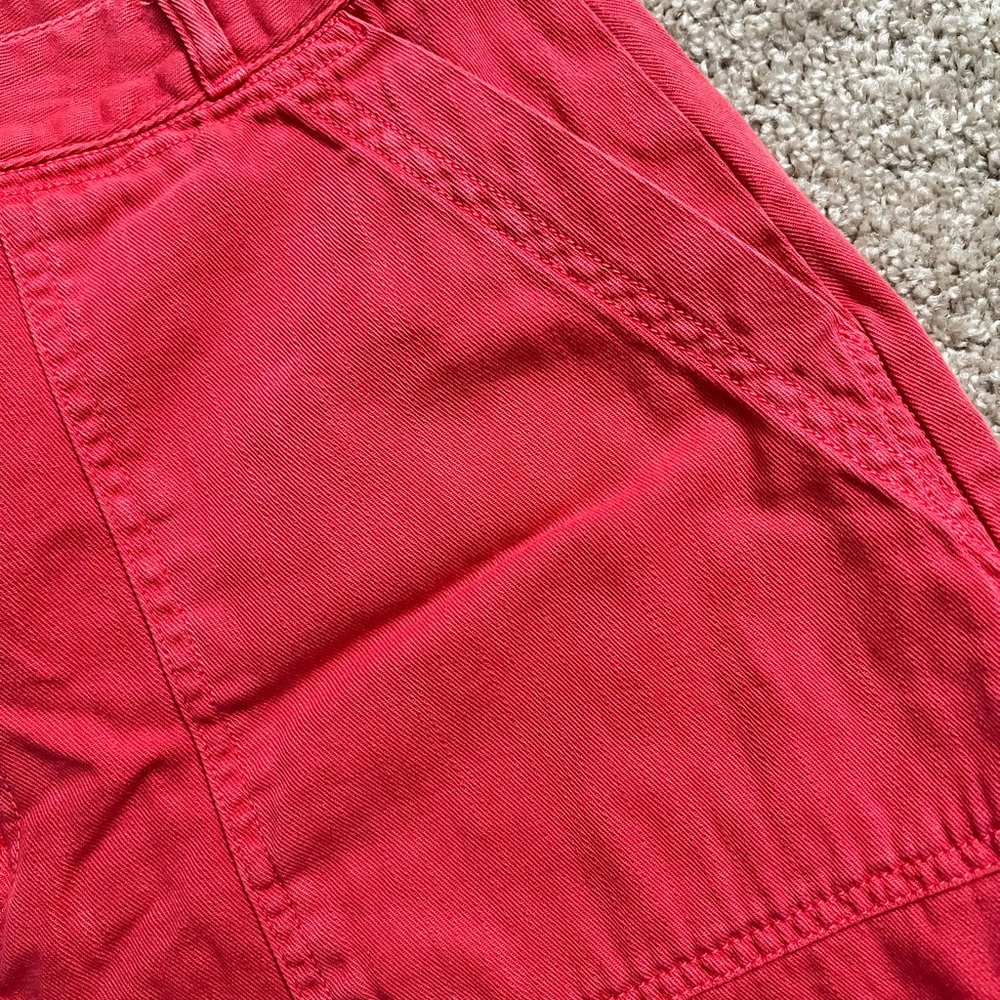 Universal Thread High Waist Coral Red Women's Shorts - Picture 3 of 5
